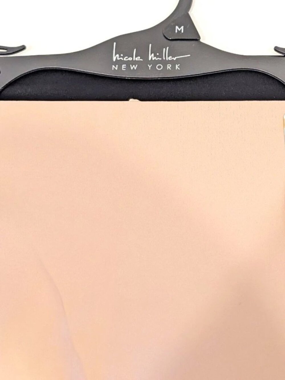 NWT Nicole Miller Scuba High Waist Shaping Shorts 2 Pack Black Beige Size M